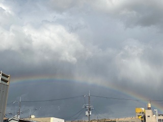 本日の虹
